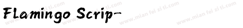 Flamingo Scrip字体转换
